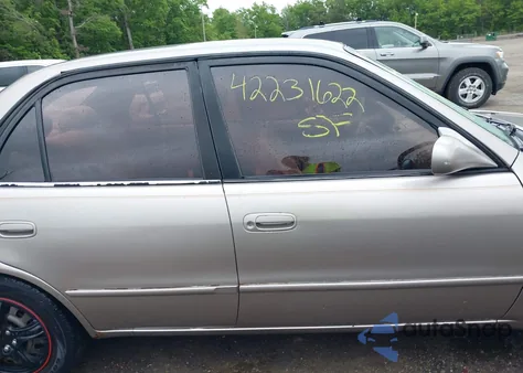 1999 Toyota Corolla Le из США, поврежденный, VIN 2T1BR12E9XC204275